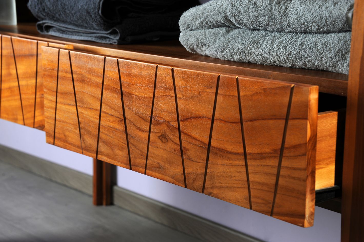 Meuble Salle De Bain Teck 140 Borneo