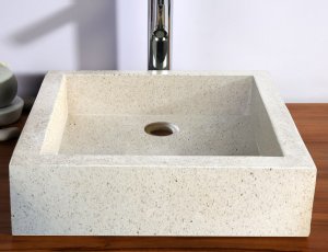 vasque Timbre de salle de bain blanc